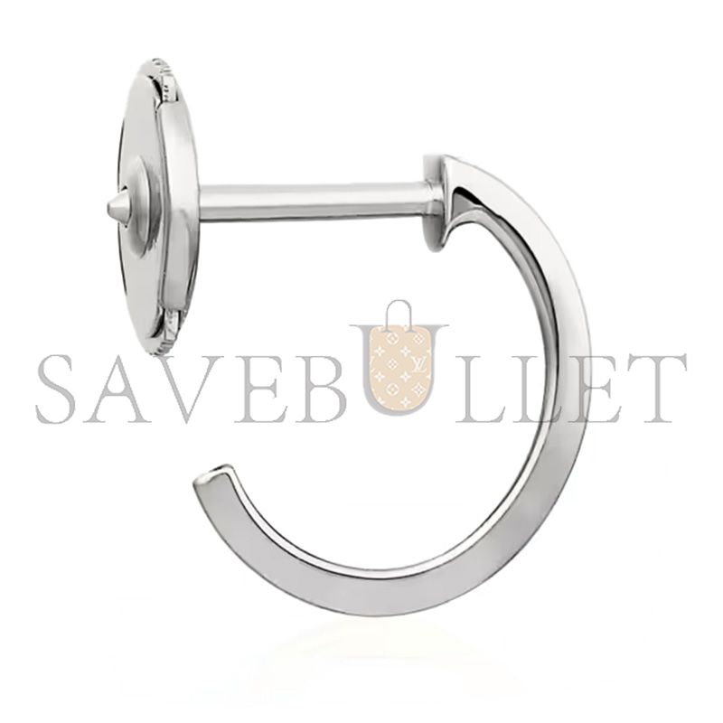CARTIER LOVE HOOP EARRINGS, SMALL MODEL B8028900